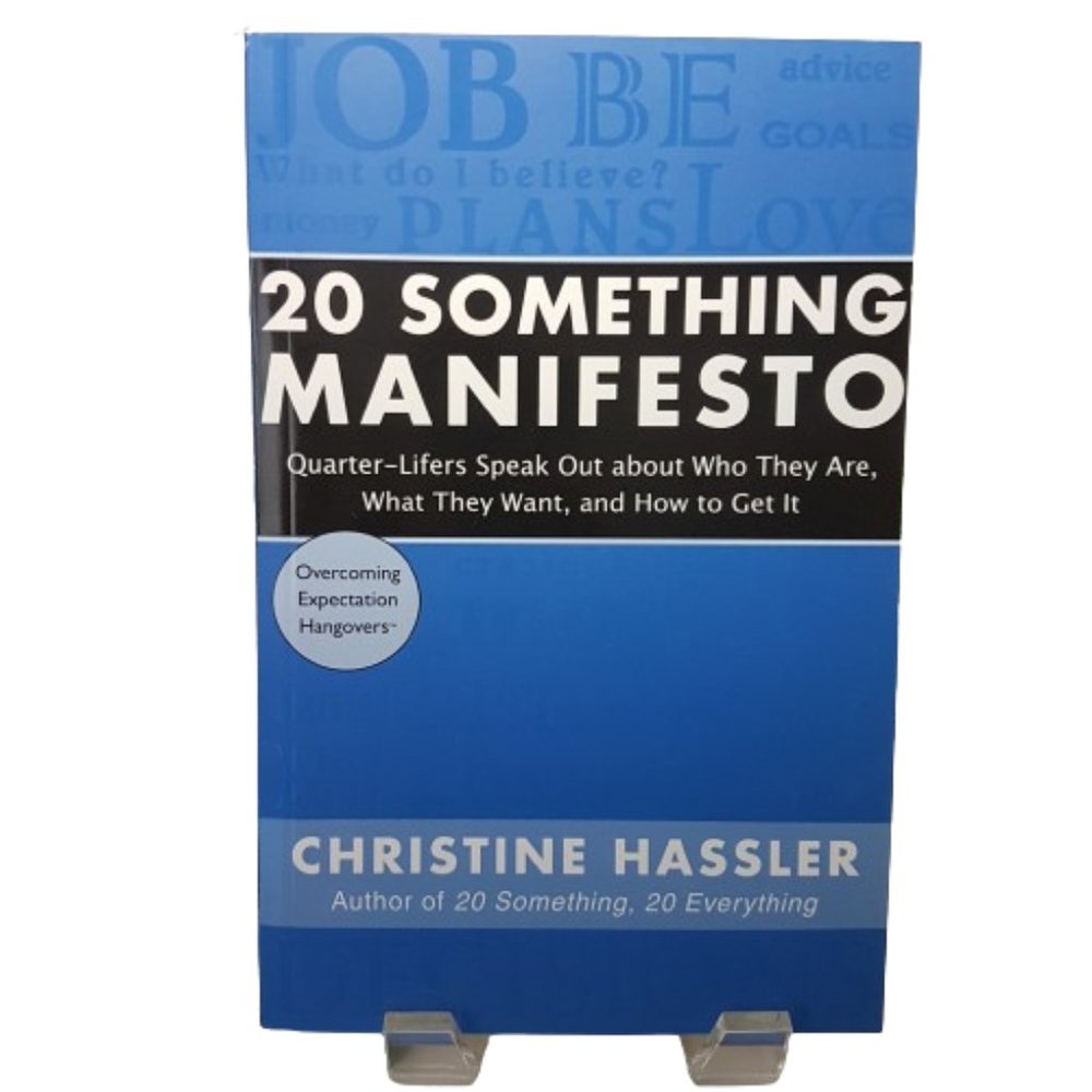 Book 20 Something Manifesto by Christine Hassler Sociology Psychology Education